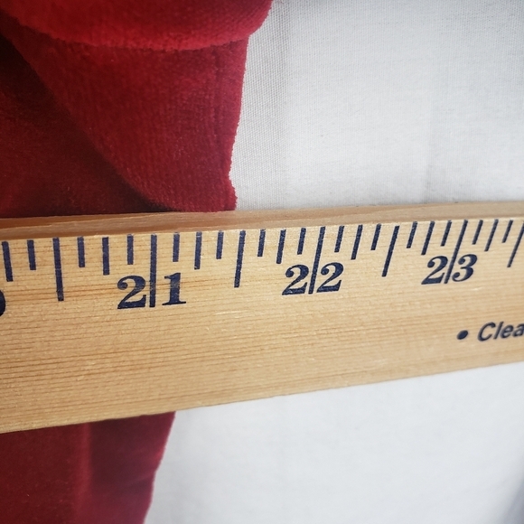 Jones New York Signature Stretch Velvet Long Sleeve Button Holiday Jacket Sz L - Picture 11 of 11